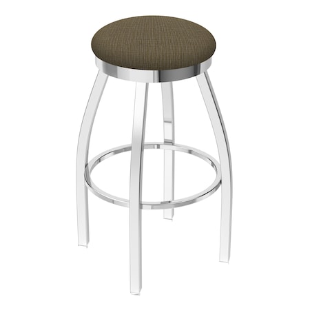 Holland Bar Stool Co 25" Swivel Counter Stool, Chrome Finish, Graph Cork Seat 80225CH017